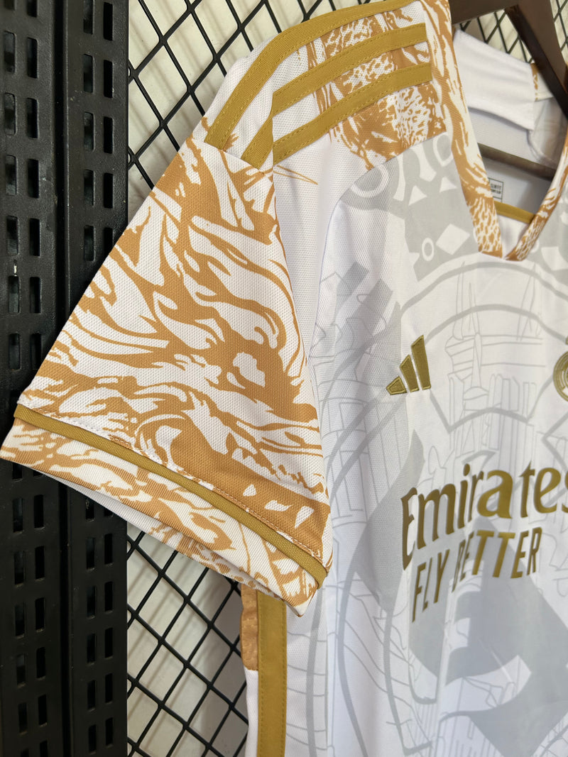 Camisola Real Madrid-Edição Especial Gold  2024/25 Home