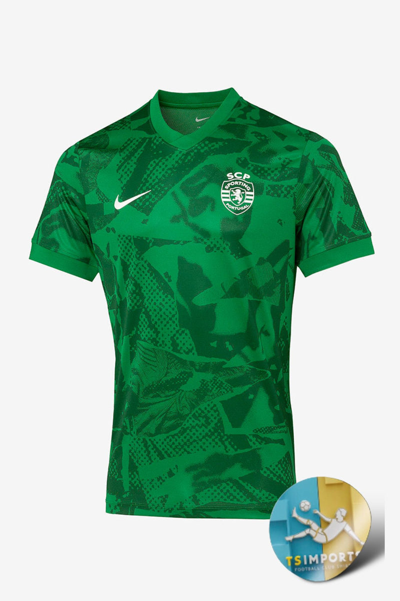 Camisola Sporting Aquecimento Verde-2025/26- Lançamento