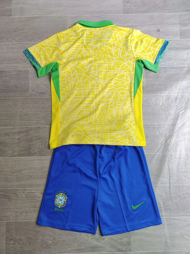 Conjunto Infantil Brasil 2024/25- Home