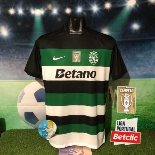 Camisola Sporting Home 2024/25- Badge Nacional