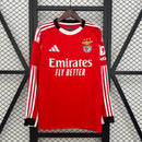Camisola Benfica Home Manga Comprida 25/26- Lançamento