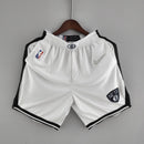 Shorts 75th anniversary Brooklyn Nets White NBA - Pokas Store