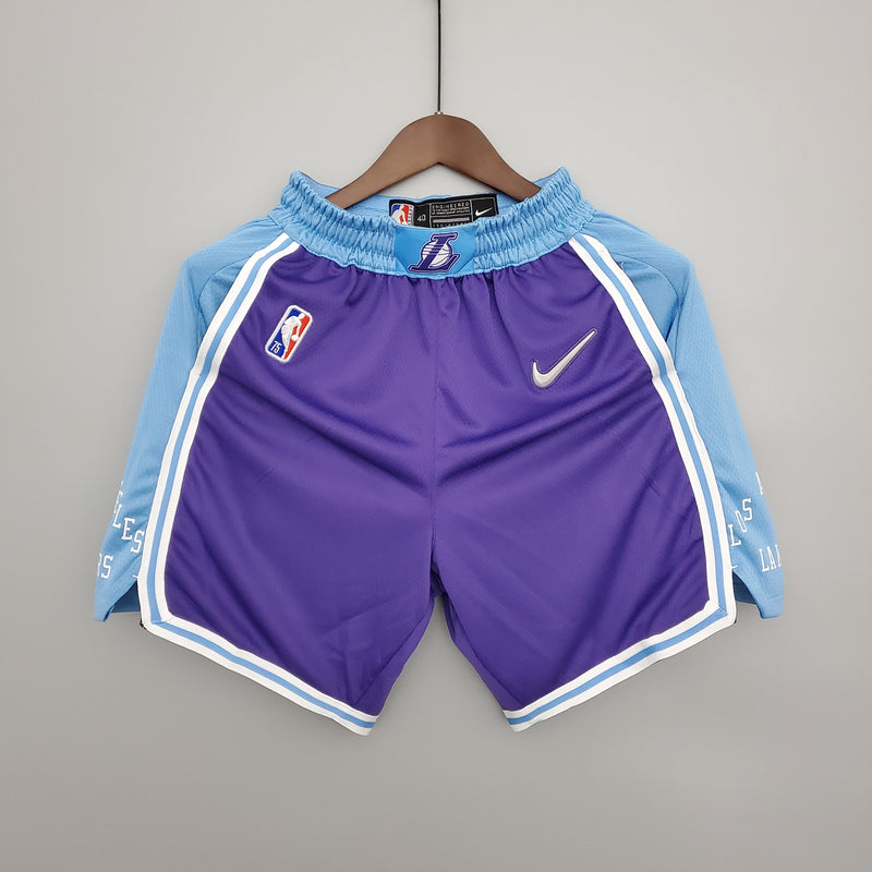 Shorts Los Angeles Lakers City Edition Purple NBA - Pokas Store