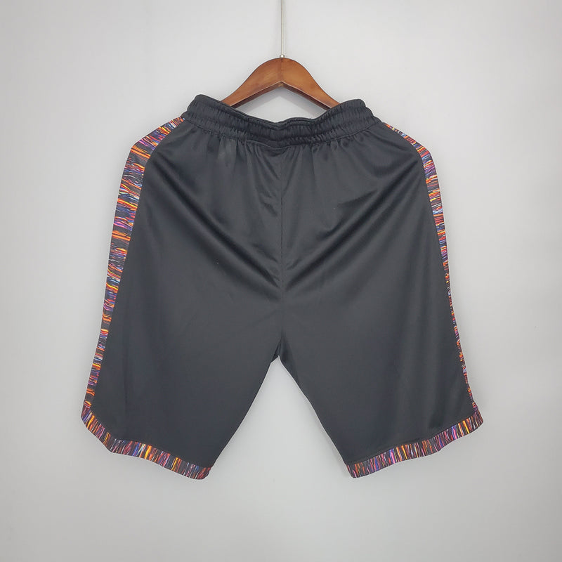 Shorts Brooklyn Nets City version black NBA - Pokas Store