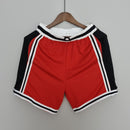 Shorts Chicago Bulls Black Red NBA - Pokas Store