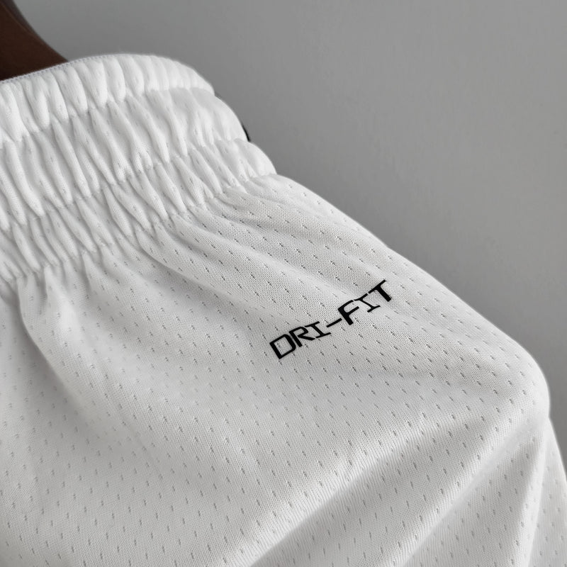 Shorts 75th anniversary Brooklyn Nets White NBA - Pokas Store