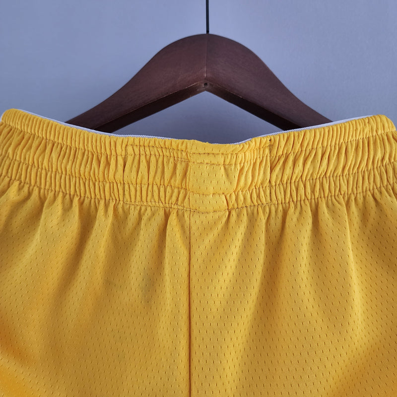 Shorts Golden State Warriors Air Jordan Yellow NBA - Pokas Store