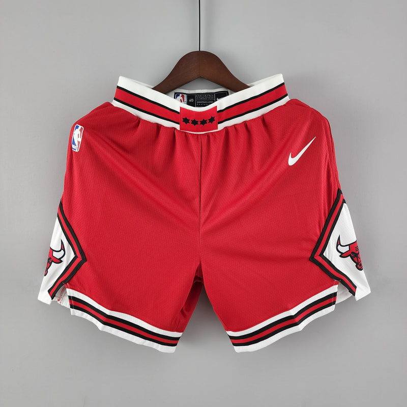 Shorts Chicago Bulls Red NBA - Pokas Store