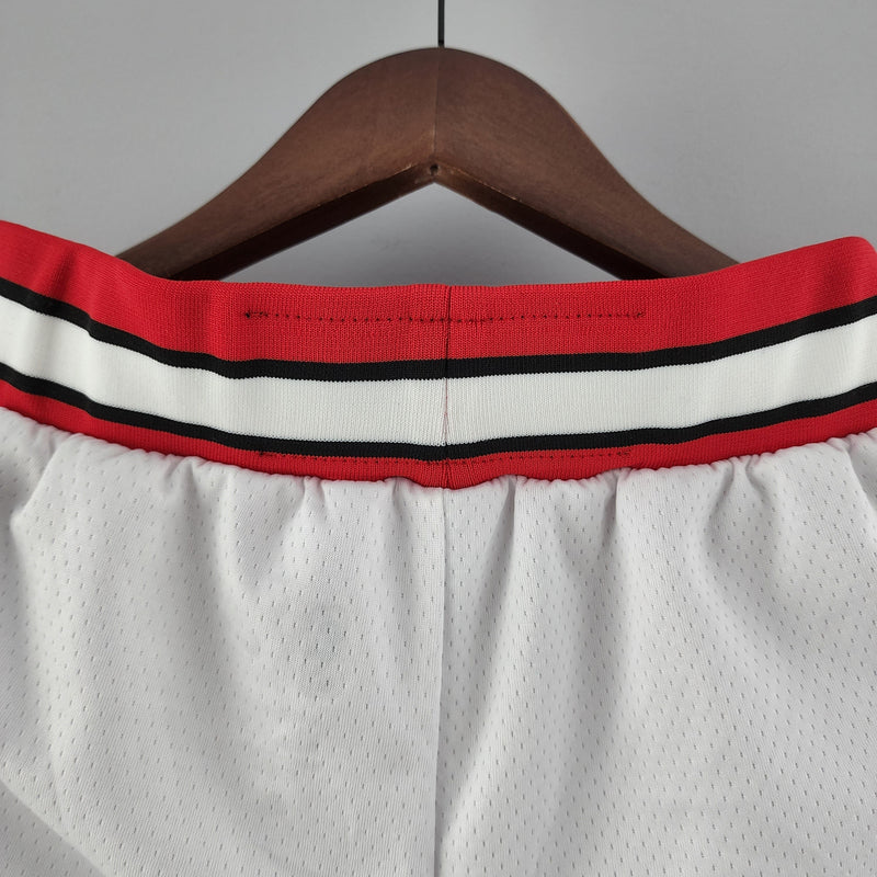 Shorts Chicago Bulls White NBA - Pokas Store