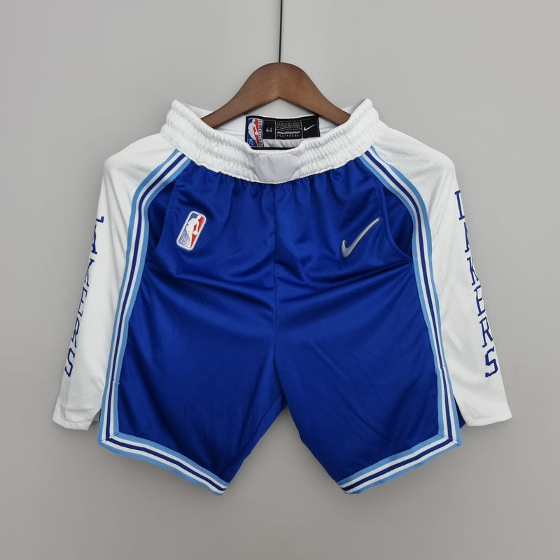 Shorts 75th Anniversary Los Angeles Lakers Blue NBA - Pokas Store
