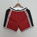 Shorts Miami Heat Red Black NBA - Pokas Store