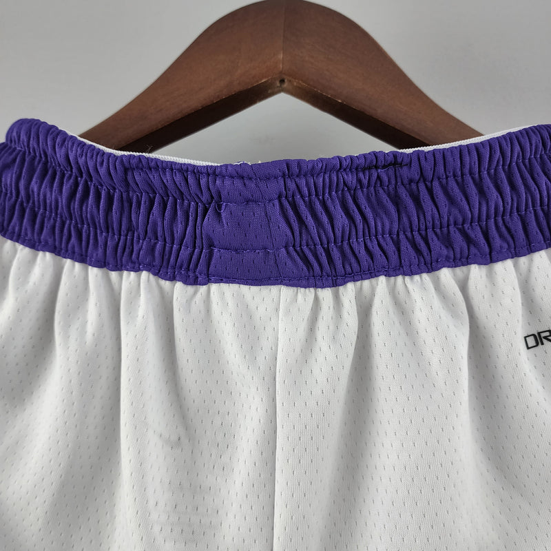 Shorts 75th anniversary Los Angeles Lakers white NBA - Pokas Store