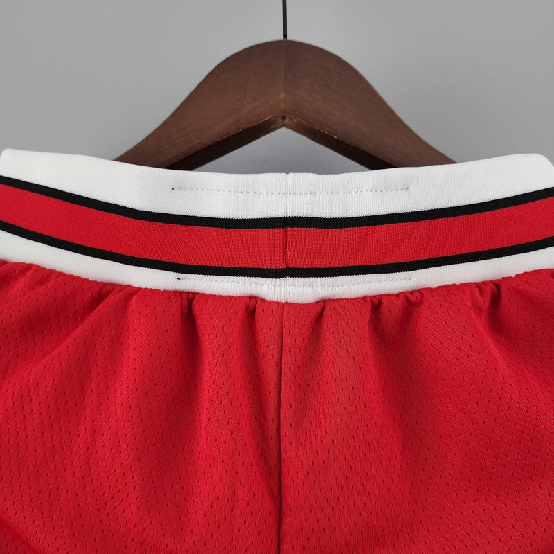 Shorts Chicago Bulls Red NBA - Pokas Store