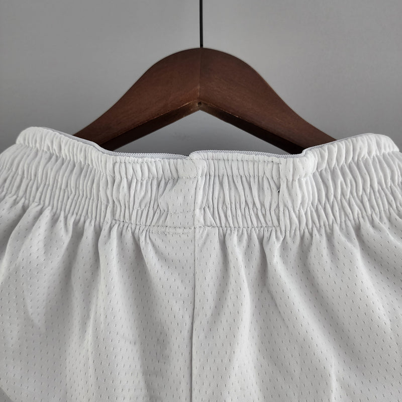 Shorts 75th anniversary Brooklyn Nets White NBA - Pokas Store