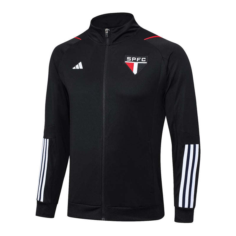 Conjunto de Frio São Paulo 2023/24 Preto - Viagem - Pokas Store