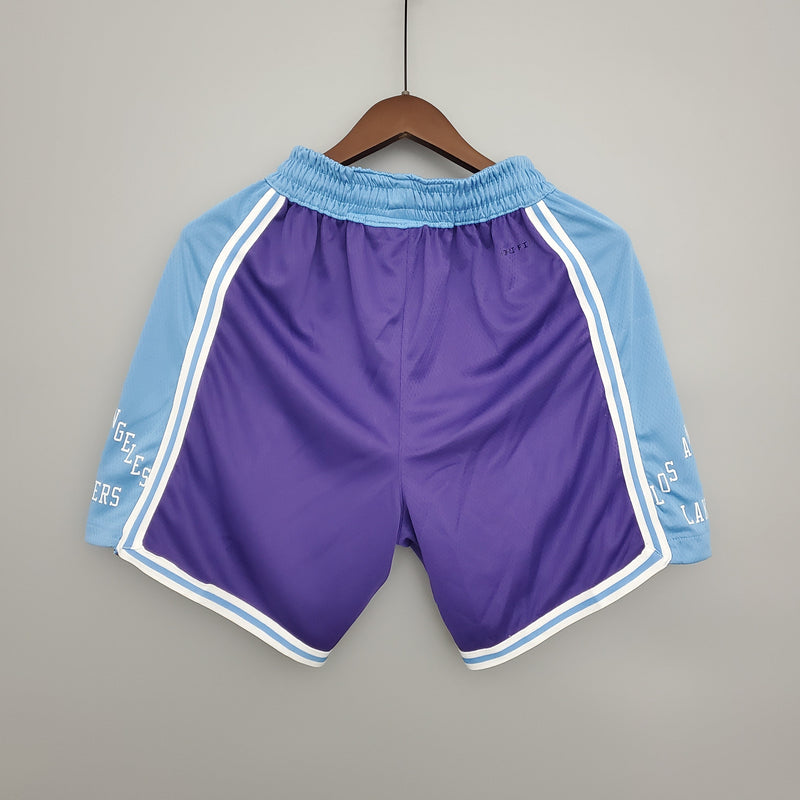 Shorts Los Angeles Lakers City Edition Purple NBA - Pokas Store