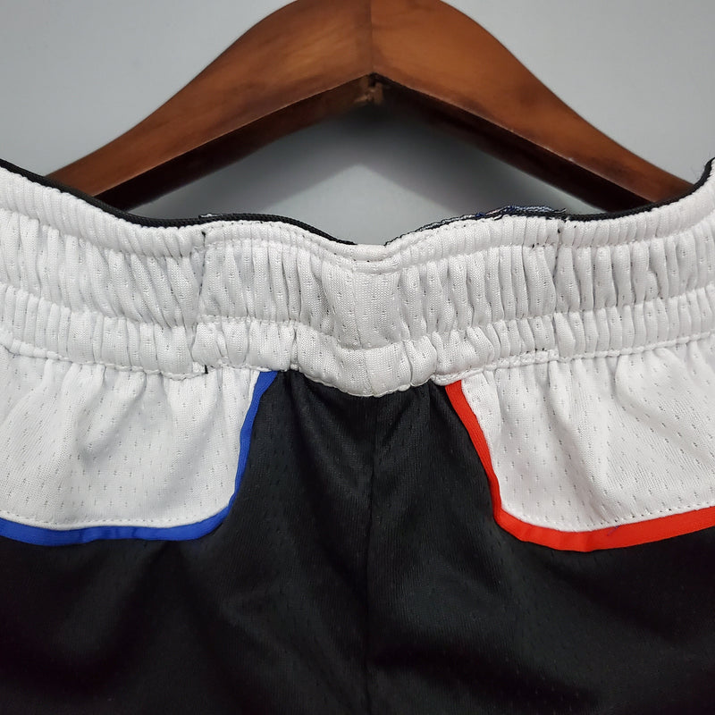 Shorts os Angeles Clippers Black NBA - Pokas Store
