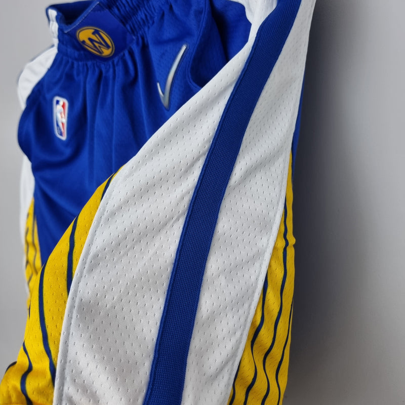 Shorts 75th Anniversary Golden State Warriors Blue NBA - Pokas Store