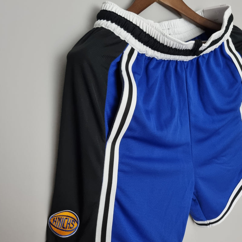 Shorts New York Knicks Blue Black NBA - Pokas Store
