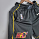 Shorts Miami Heat Urban Edition Black NBA - Pokas Store