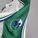 Shorts Dallas Mavericks Urban Edition White Green NBA - Pokas Store