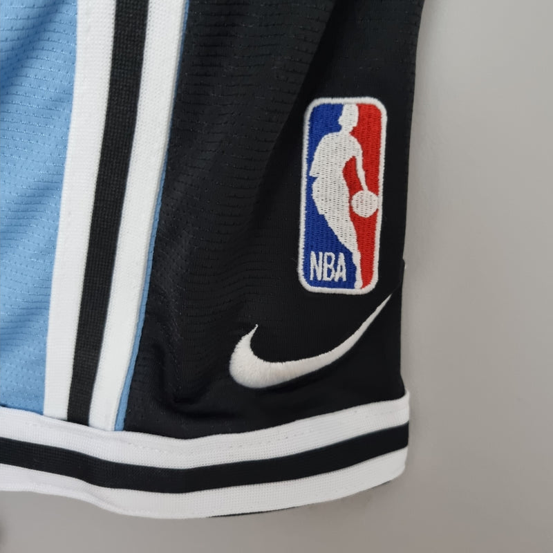 Shorts Memphis Grizzlies Blue Black NBA - Pokas Store
