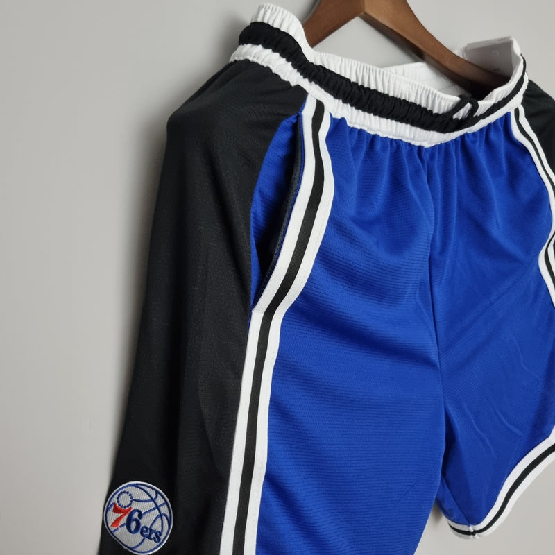 Shorts Philadelphia 76ers Blue Black NBA - Pokas Store
