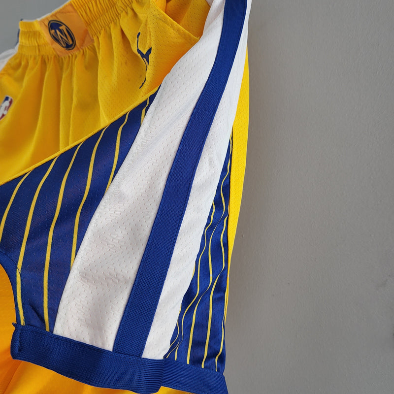 Shorts Golden State Warriors Air Jordan Yellow NBA - Pokas Store