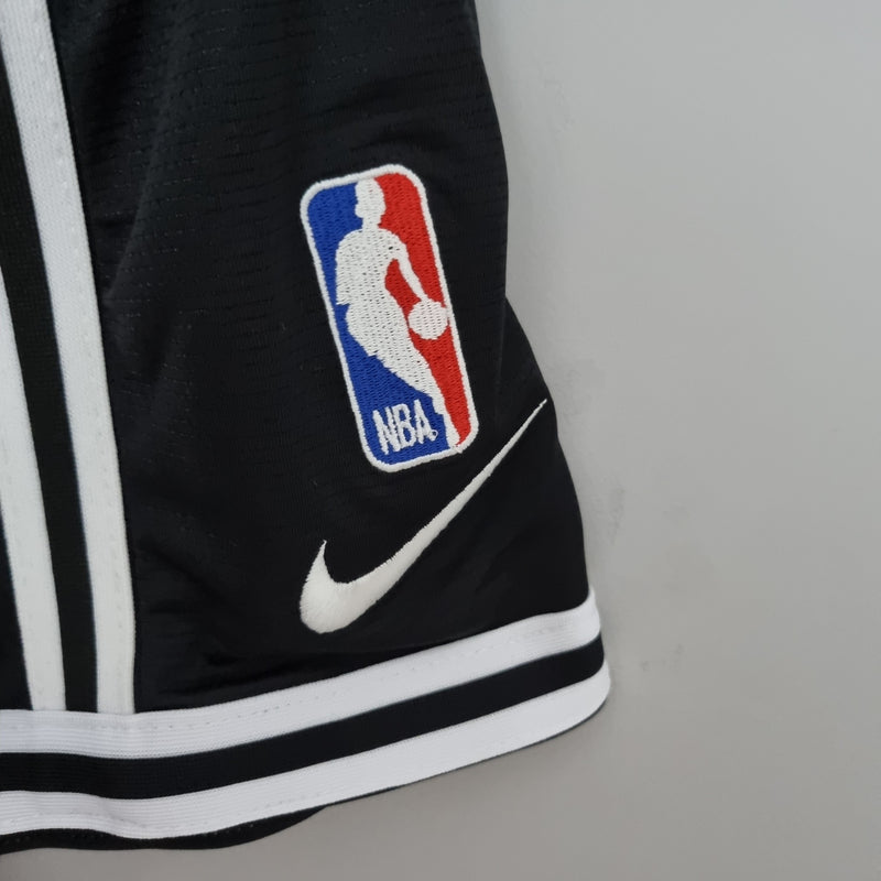 Shorts Golden State Warriors Black NBA - Pokas Store