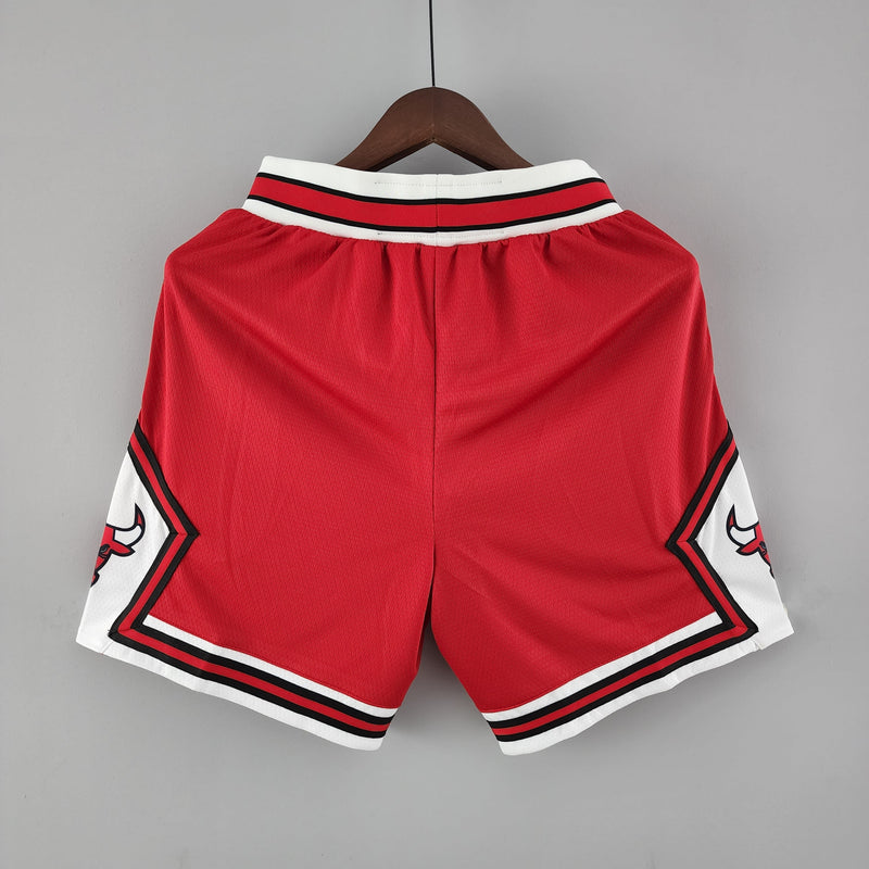 Shorts Chicago Bulls Red NBA - Pokas Store