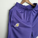 Shorts Los Angeles Lakers Purple NBA - Pokas Store