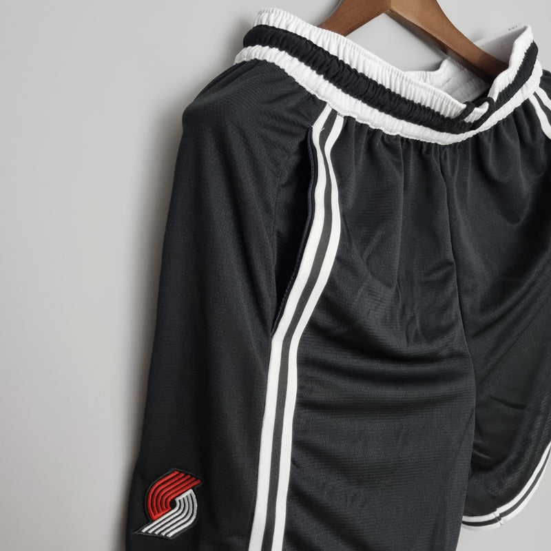 Shorts Portland Trail Blazers Black NBA - Pokas Store