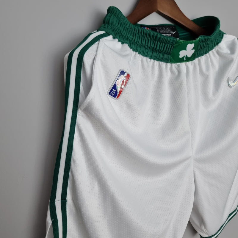 Shorts 75th Anniversary Boston Celtics White NBA - Pokas Store
