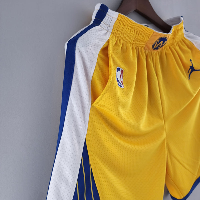 Shorts Golden State Warriors Air Jordan Yellow NBA - Pokas Store