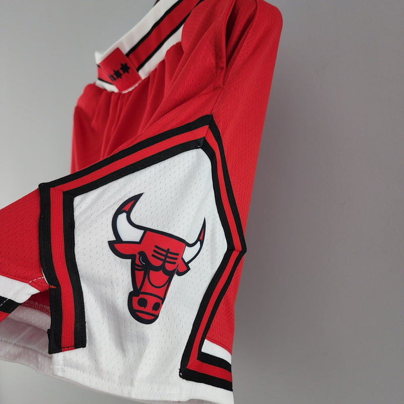 Shorts Chicago Bulls Red NBA - Pokas Store