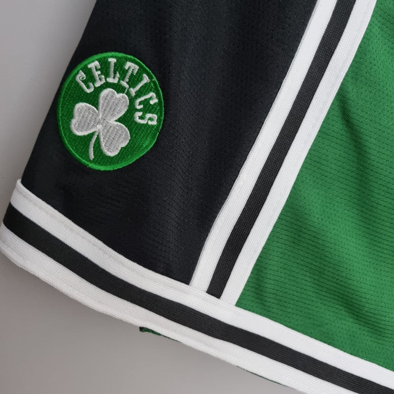 Shorts Boston Celtics Black Green NBA - Pokas Store