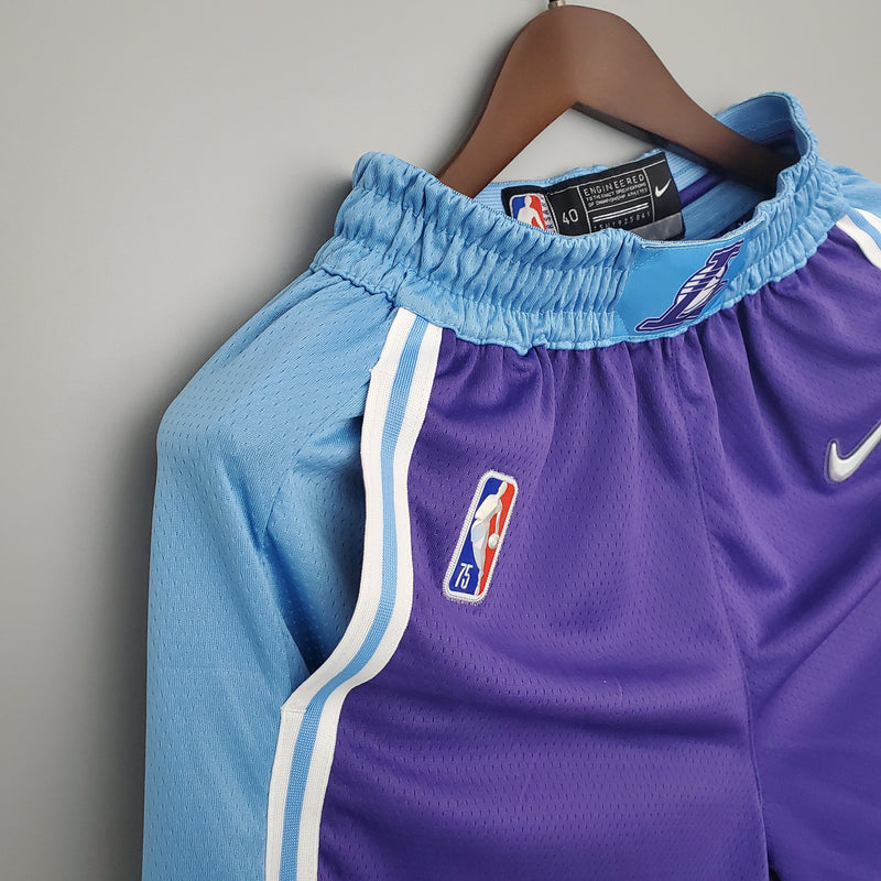Shorts Los Angeles Lakers City Edition Purple NBA - Pokas Store