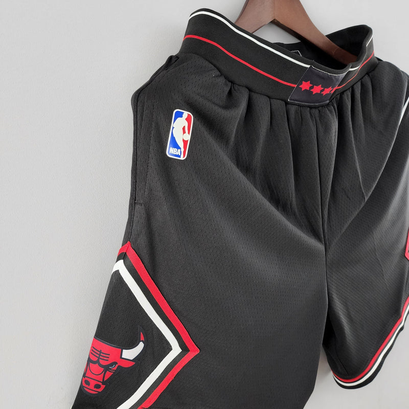 Shorts Chicago Bulls black NBA - Pokas Store