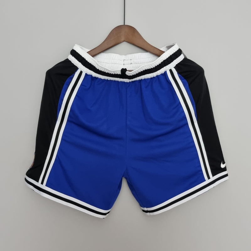 Shorts New York Knicks Blue Black NBA - Pokas Store