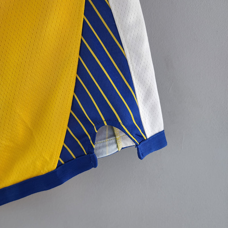 Shorts Golden State Warriors Air Jordan Yellow NBA - Pokas Store