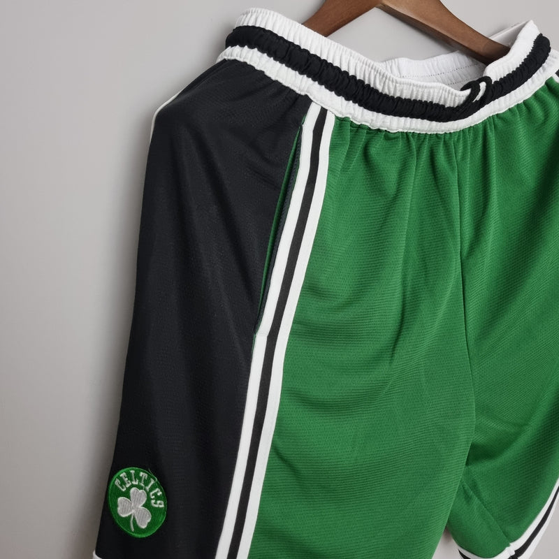 Shorts Boston Celtics Black Green NBA - Pokas Store