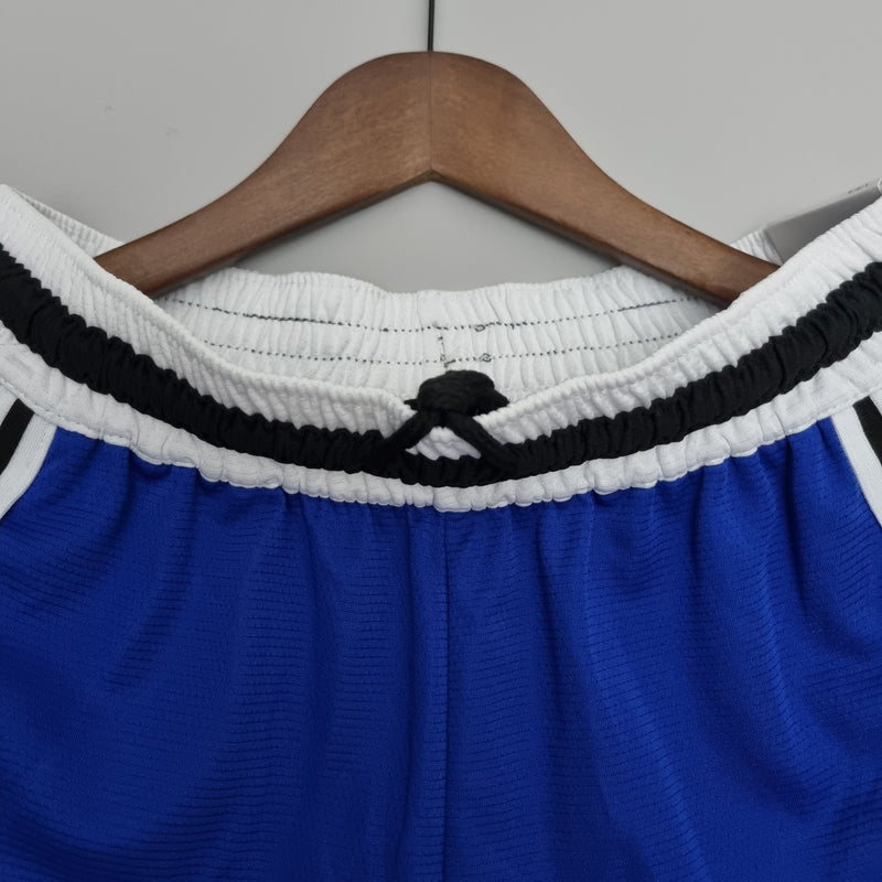 Shorts Golden State Warriors Blue Black NBA - Pokas Store
