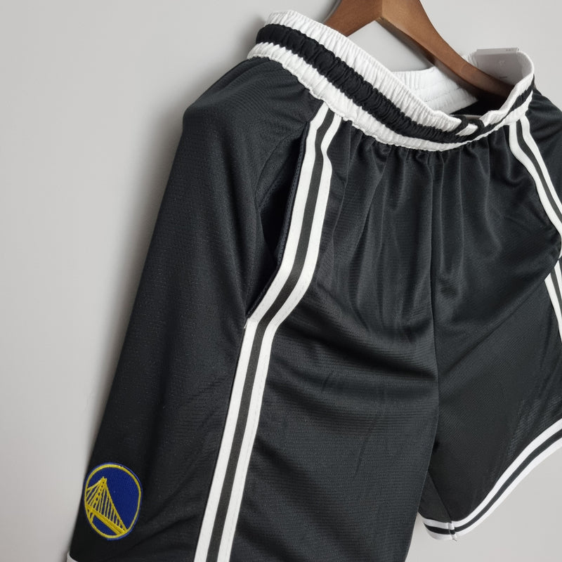 Shorts Golden State Warriors Black NBA - Pokas Store