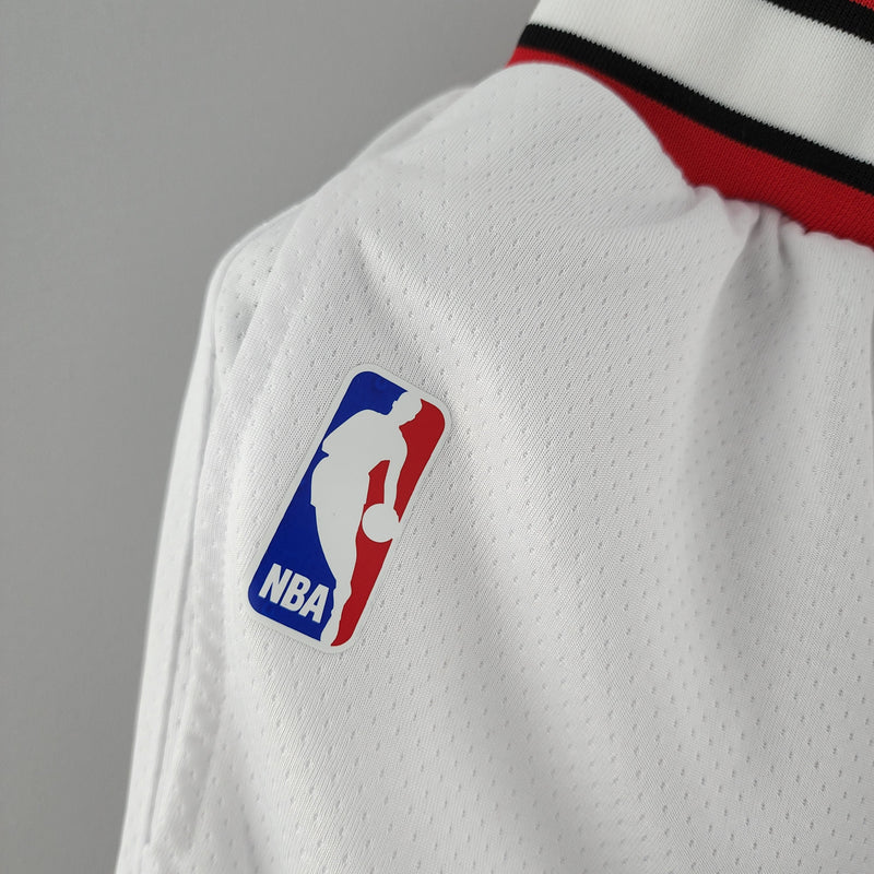 Shorts Chicago Bulls White NBA - Pokas Store