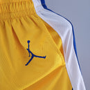 Shorts Golden State Warriors Air Jordan Yellow NBA - Pokas Store