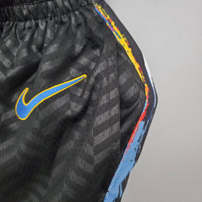 Shorts Brooklyn Nets NBA Black - Pokas Store