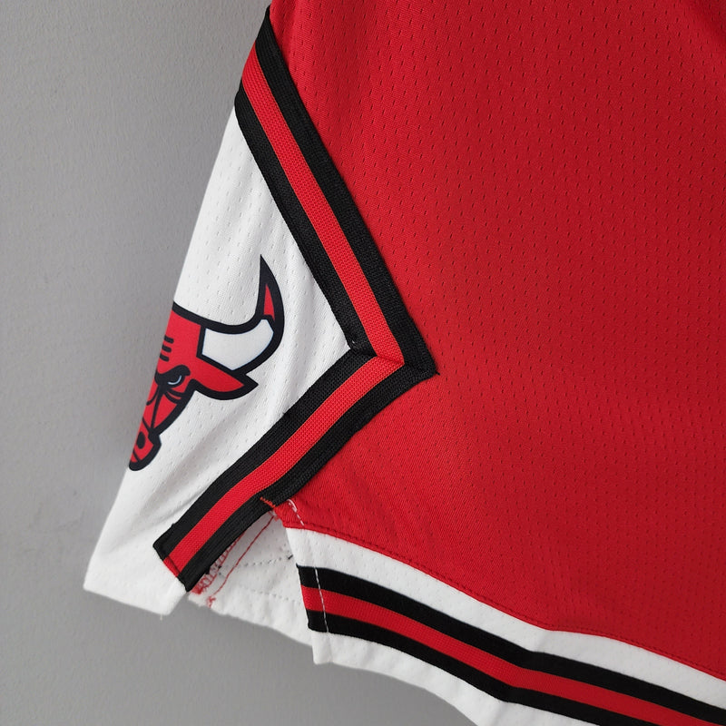 Shorts Chicago Bulls Red NBA - Pokas Store