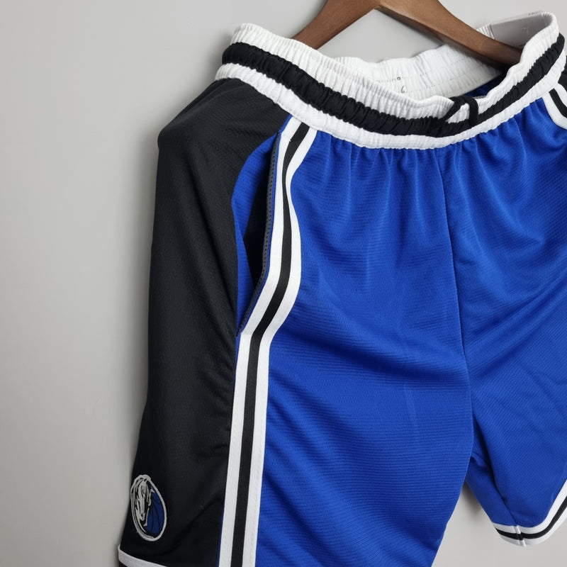 Shorts Dallas Mavericks Blue Black NBA - Pokas Store
