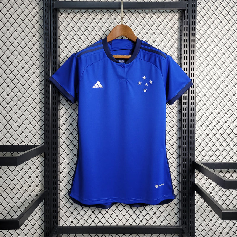 Camisa Feminina Cruzeiro 2023/24 Home - Pokas Store