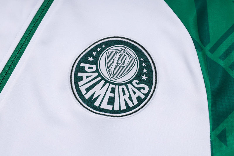 Conjunto de Frio Palmeiras 2023/24 Branco - Viagem - Pokas Store
